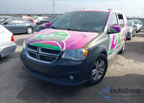 2011 Dodge Grand Caravan Crew из США, поврежденный, VIN 2D4RN5DG3BR646657